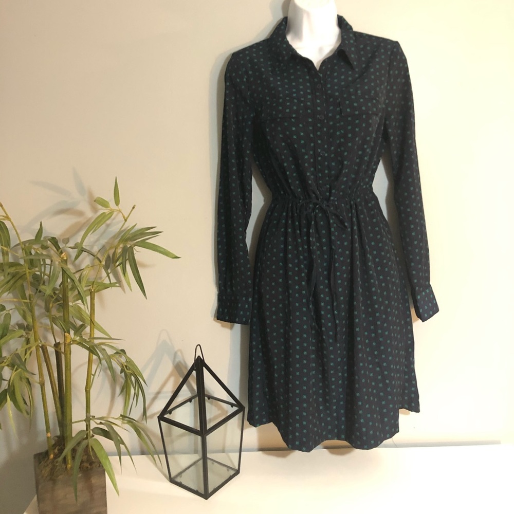 Green Merona Longsleeve Dress SM